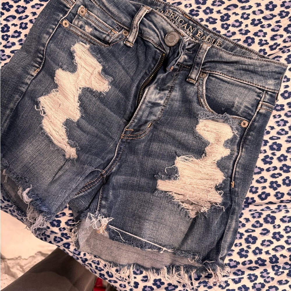 American Eagle Blue Denim Shorts